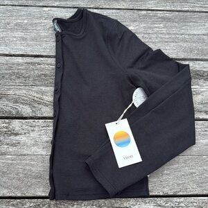 NWT Vuori Halo Cardigan 2.0 Black Heather Small